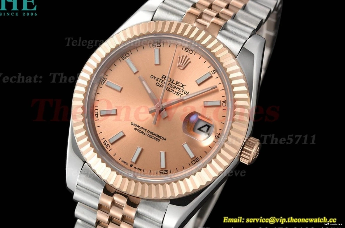 GDF MY8215 Stk RG Datejust 126331 41mm SS Jub Gold 0112